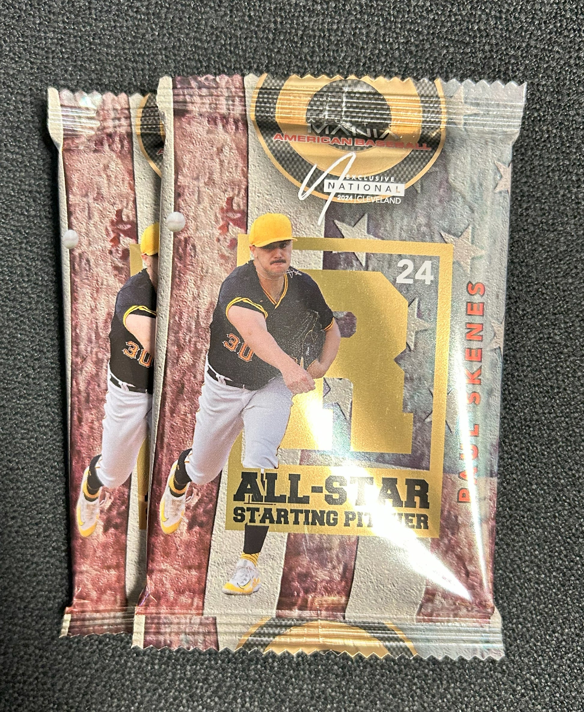 2-Pack 2024 Wild Card Paul Skenes Baseball Trading Cards