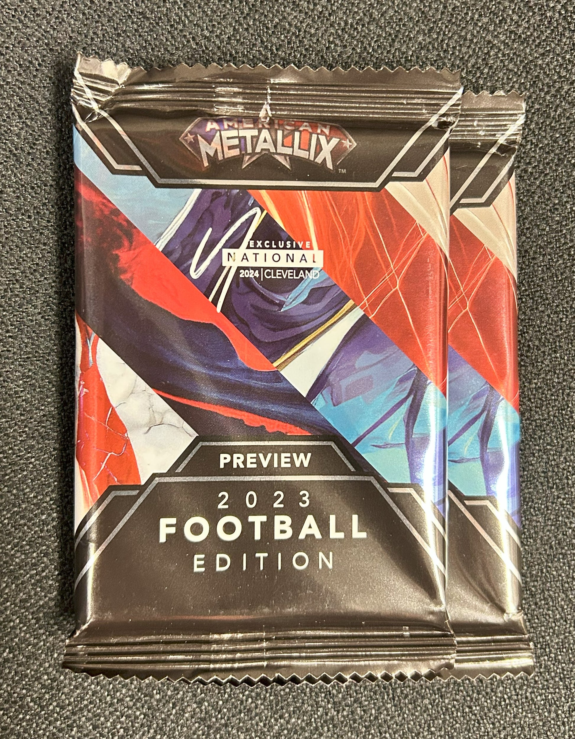 2-Pack 2023 Wild Card American Metallix Football Trading Cards