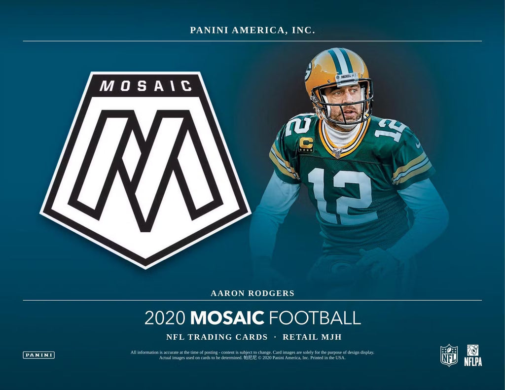 2020 Panini Mosaic Football Mega Trading Cards
