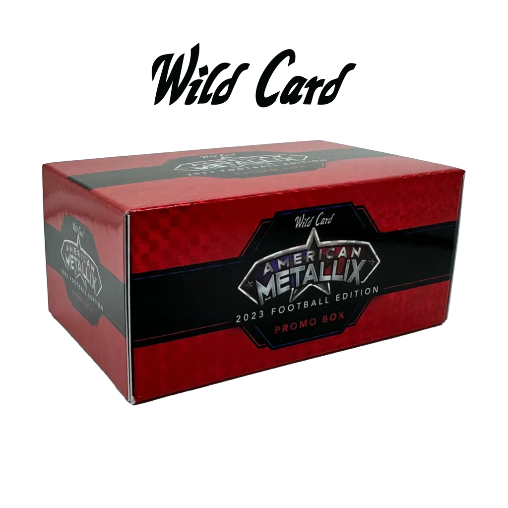 2023 Wild Card American Metallix Football Edition Promo Box Trading Cards