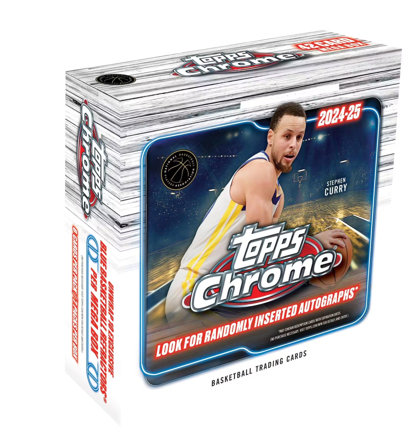 2024-25 Topps Chrome Basketball Mega Trading Cards