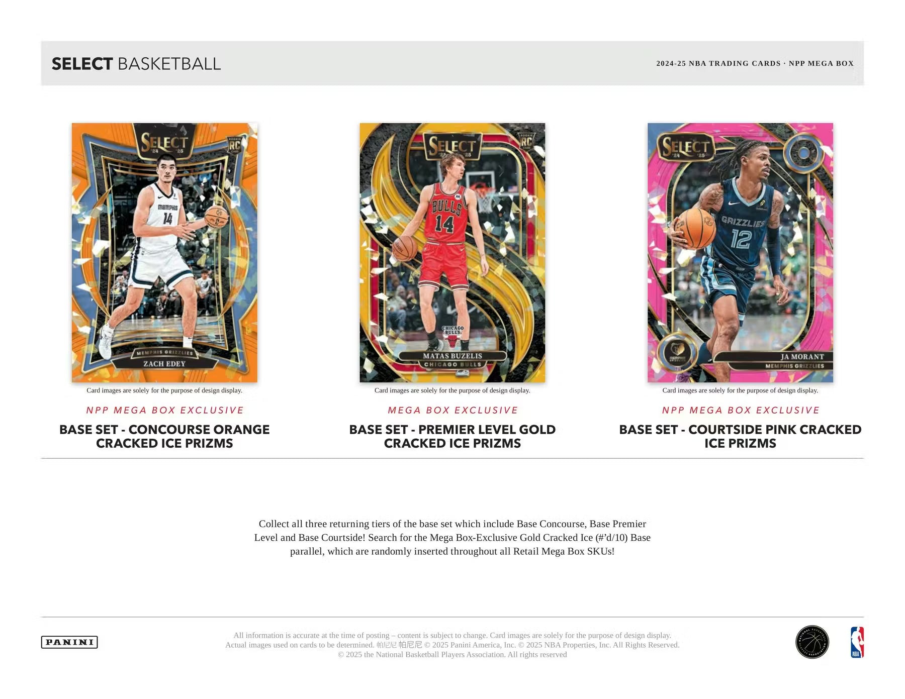 2024-25 Panini Select Basketball Mega Hobby Pack Auction