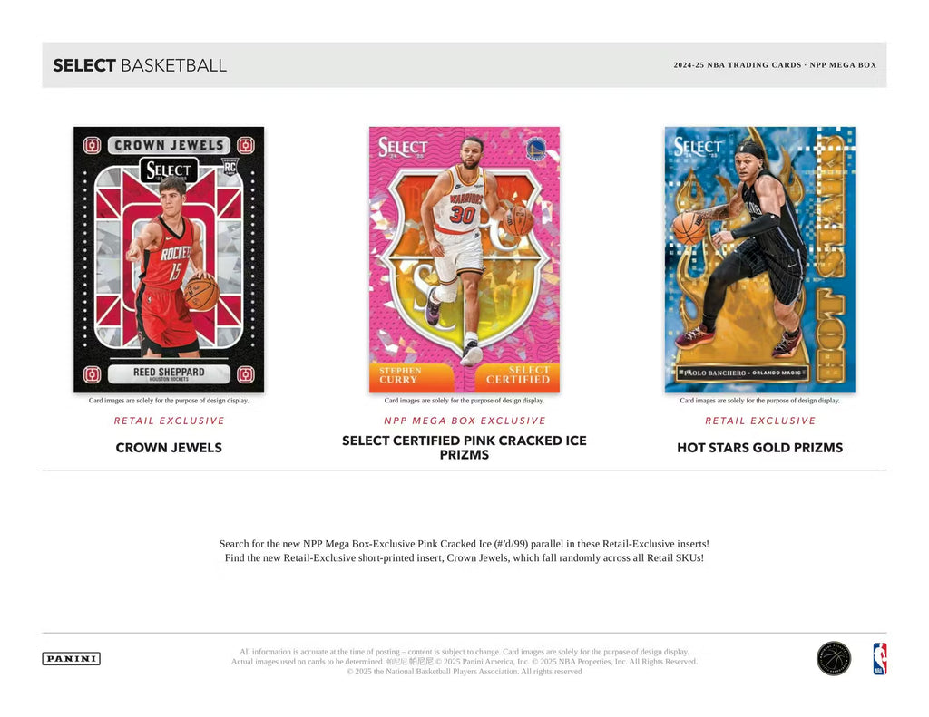 2024-25 Panini Select Basketball Mega Hobby Pack Auction