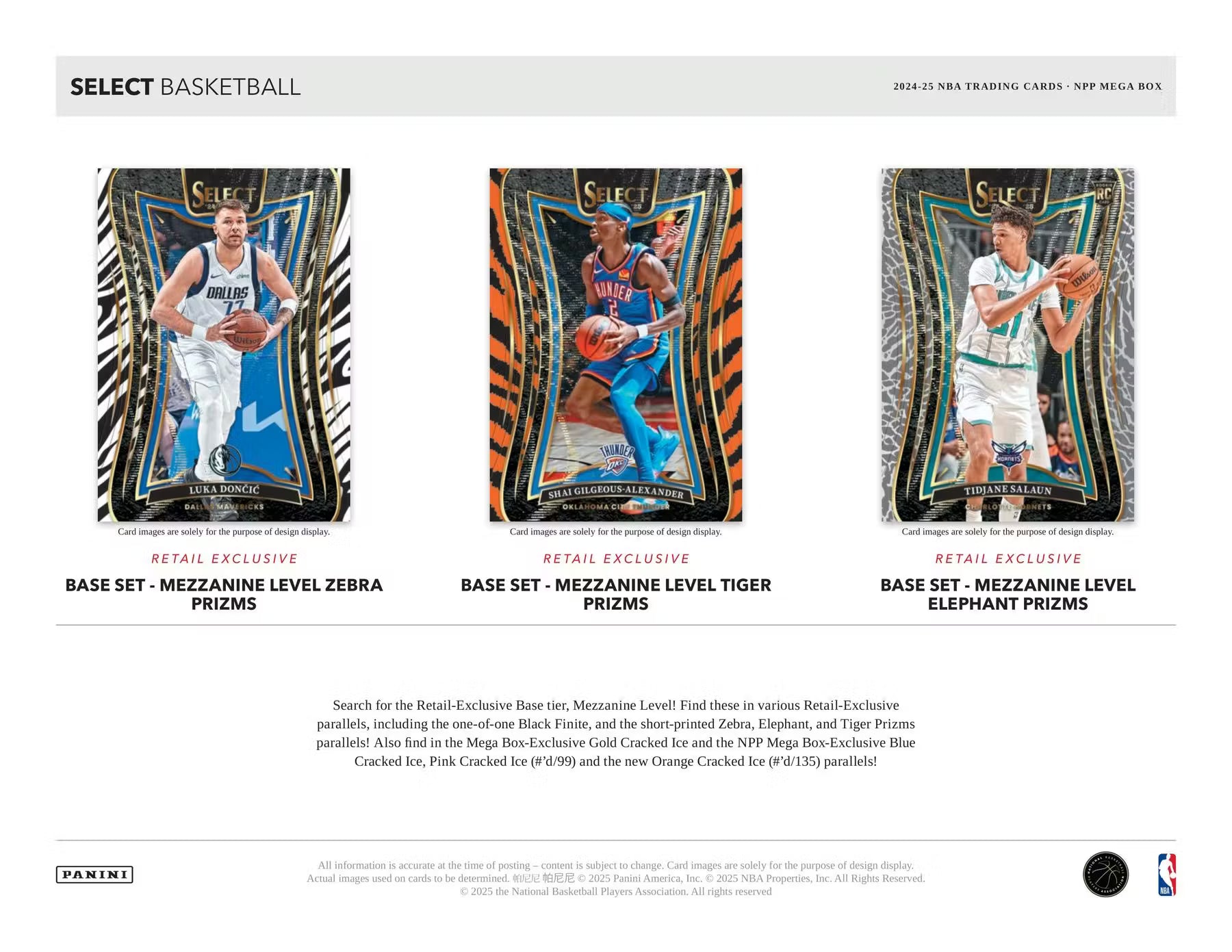 2024-25 Panini Select Basketball Mega Hobby Pack Auction