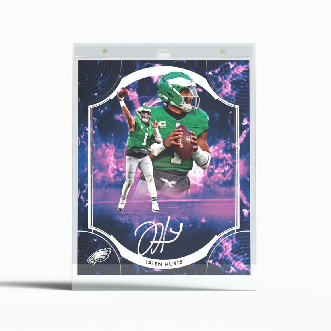 2025 Fanatics Under Wraps Emanate Football Autographed Photo