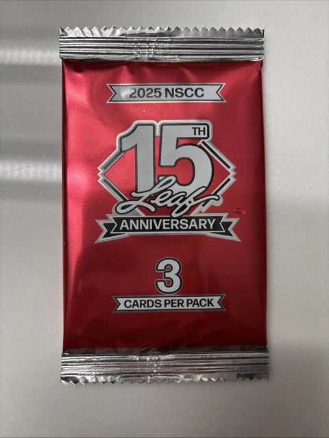 2025 Red NSCC 15th Anniversary Red Promo Pack Trading Cards