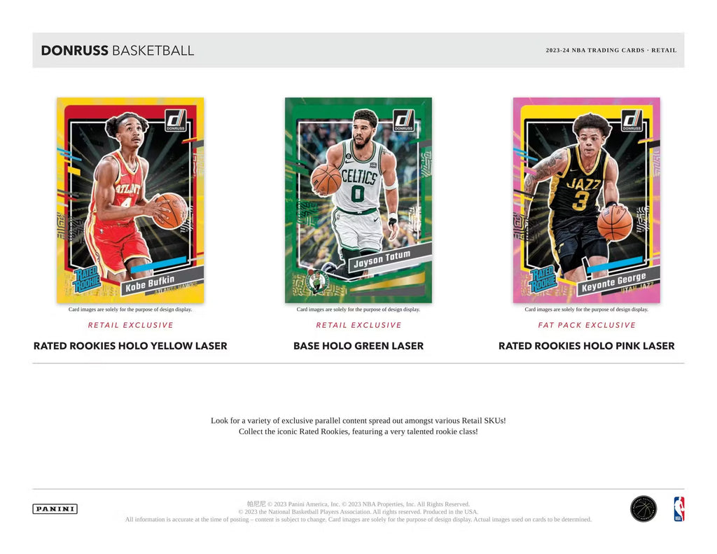 2023-24 Panini Donruss Basketball Blaster Trading Cards