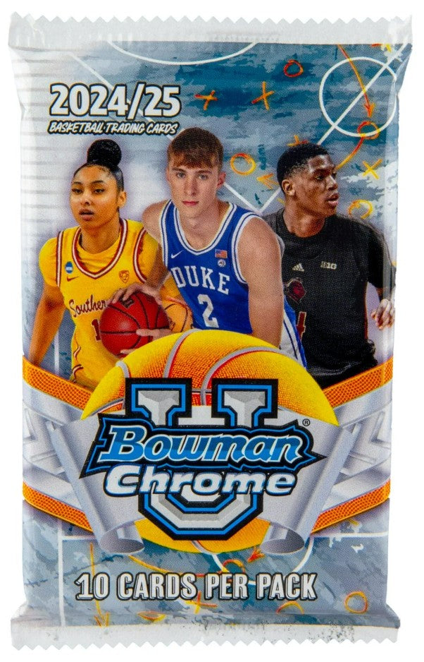 2024-25 Topps Bowman University Chrome Basketball Mega Pack Auction
