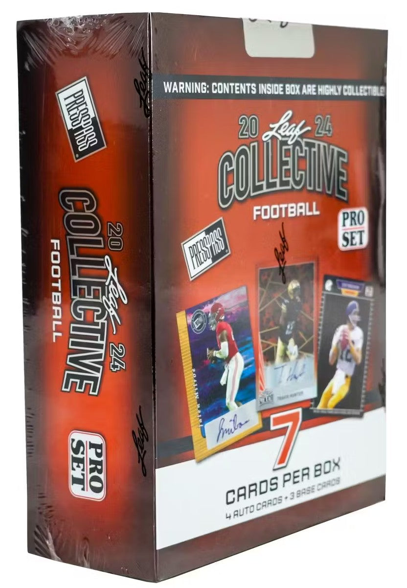 2024 Leaf Collective Football Hobby Trading Cards