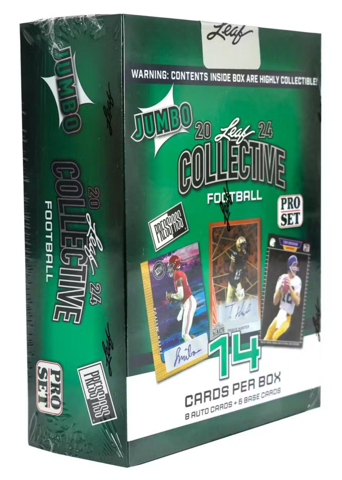 2024 Leaf Collective Football Jumbo Trading Cards