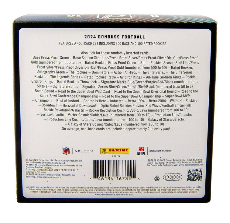 2024 Panini Donruss Football Mega Trading Cards