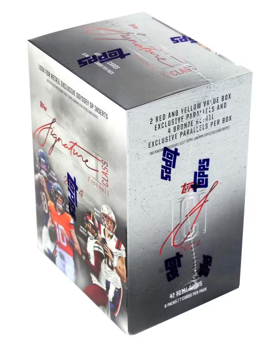 2024 Topps Signature Class Football Blaster Trading Cards