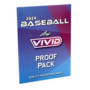 2024 Leaf Vivid Baseball Proof Pack Trading Cards