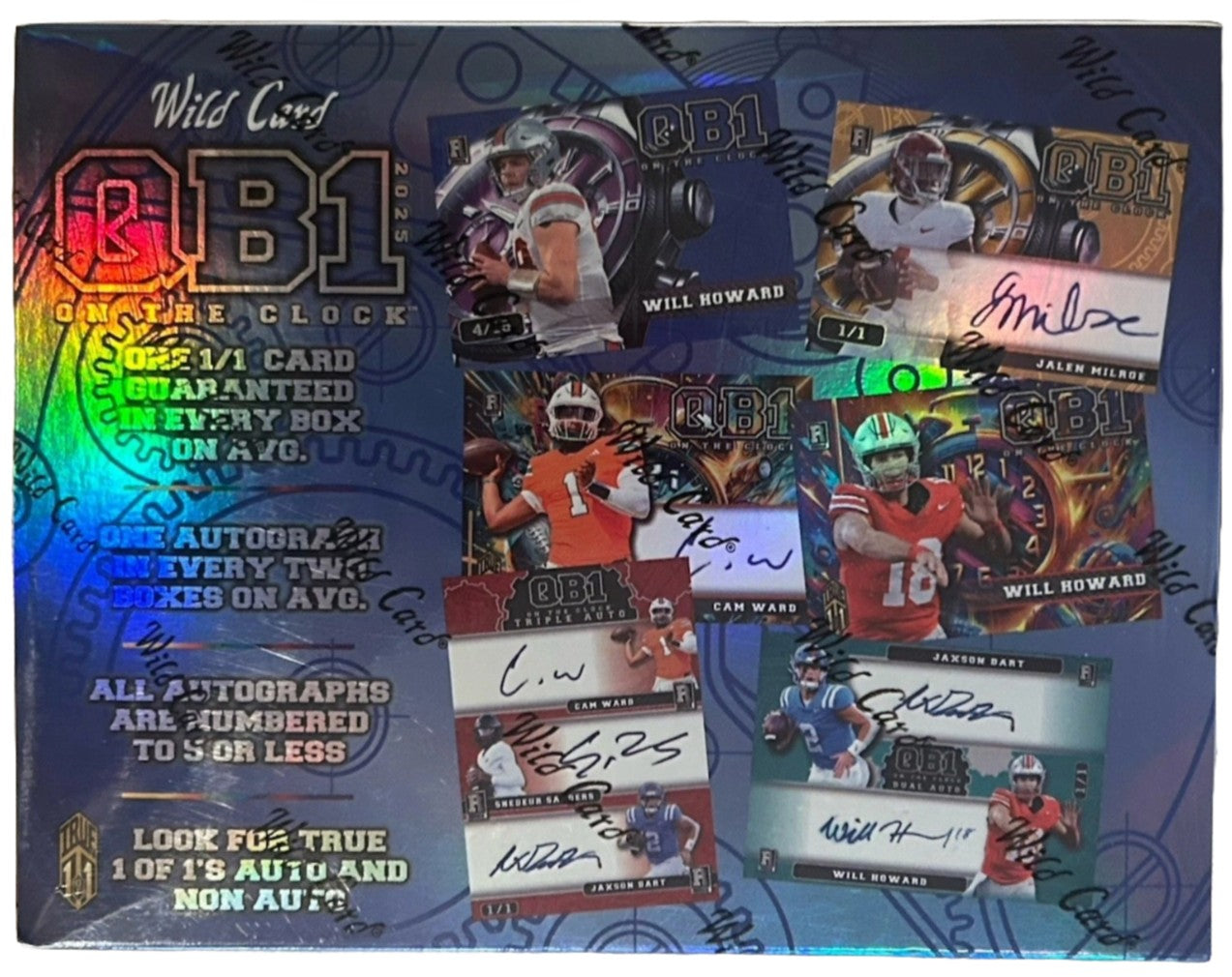 2025 Wild Card QB1 On the Clock Hobby Trading Cards Pack Auction