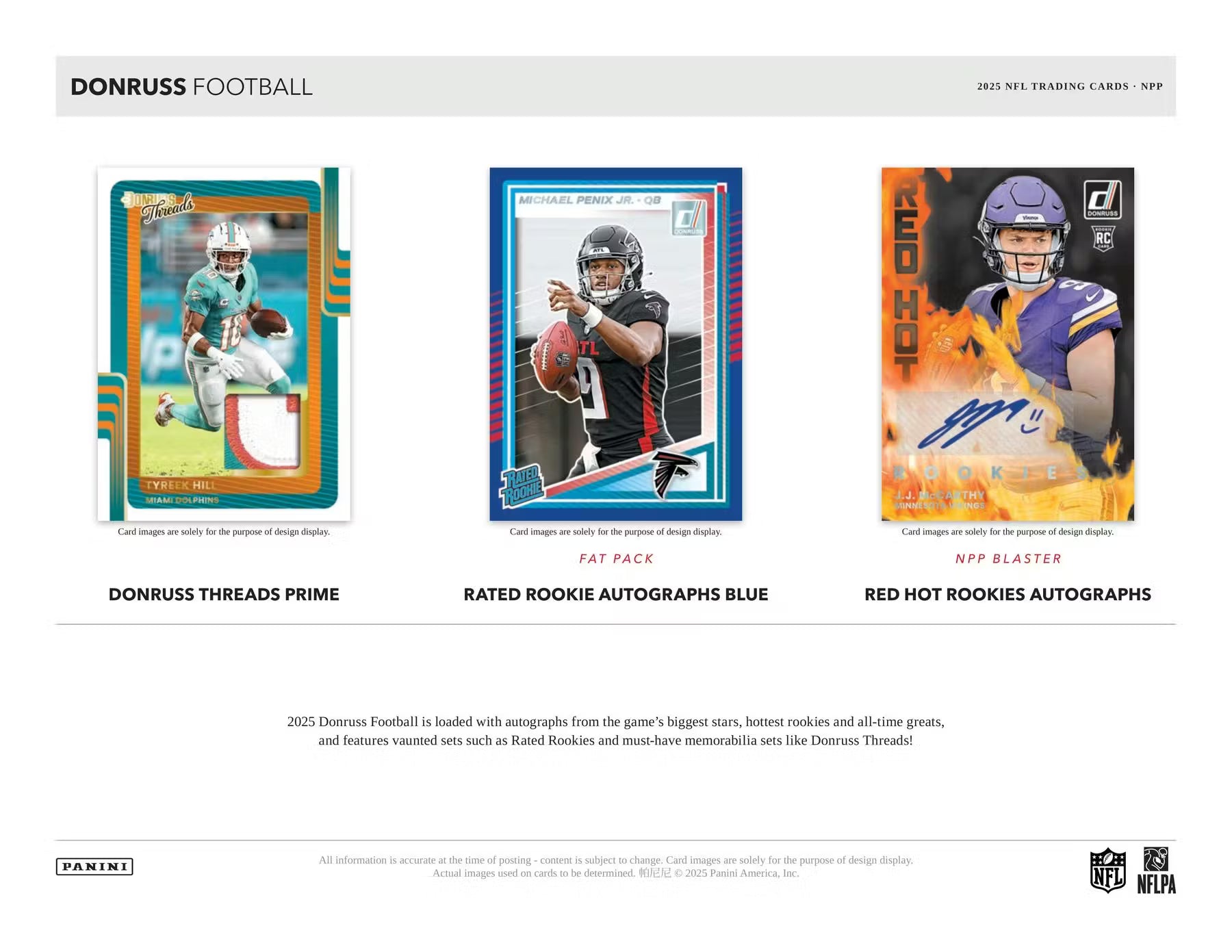 2025 Panini Donruss Football Mega Pack Auction