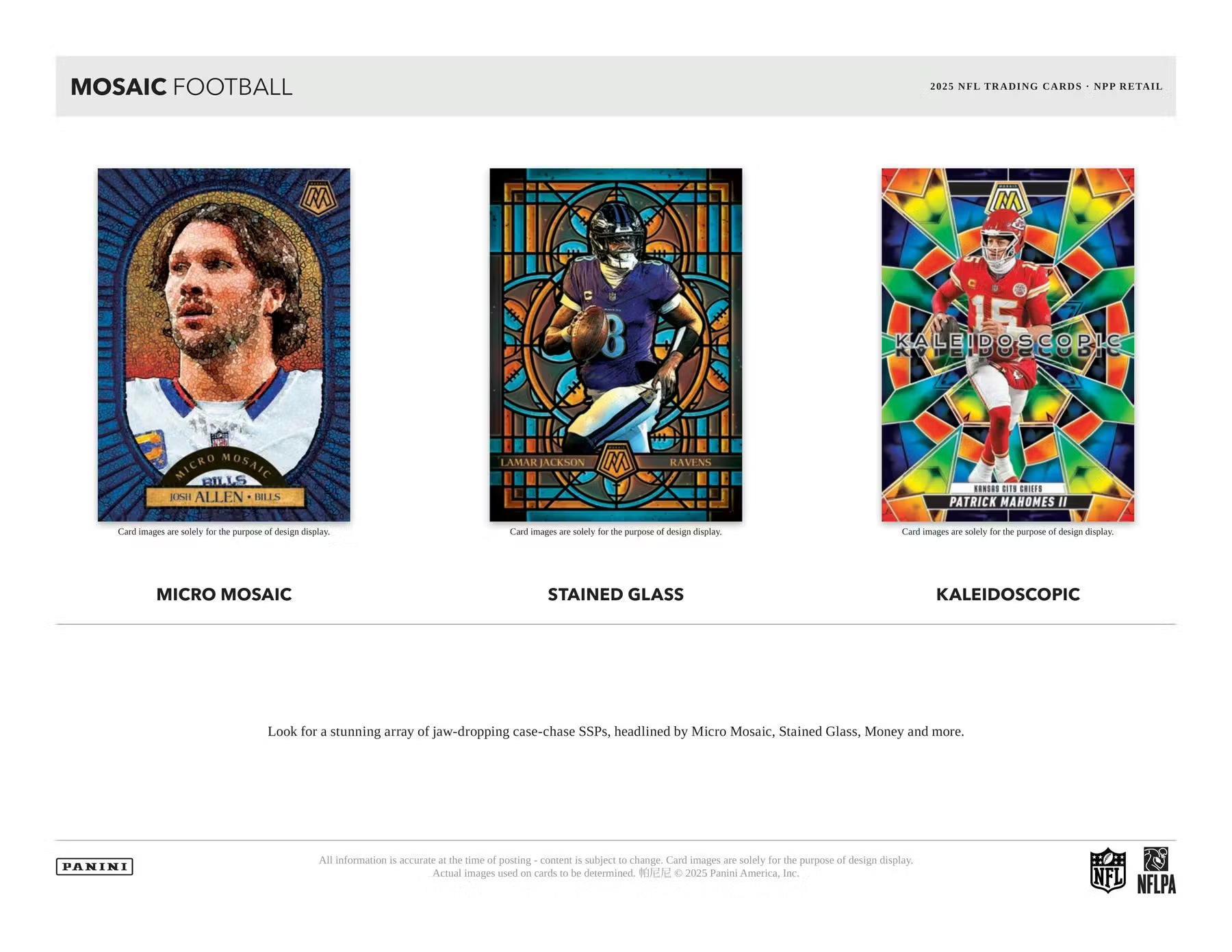 2025 Panini Mosaic Football Blaster Pack Auction