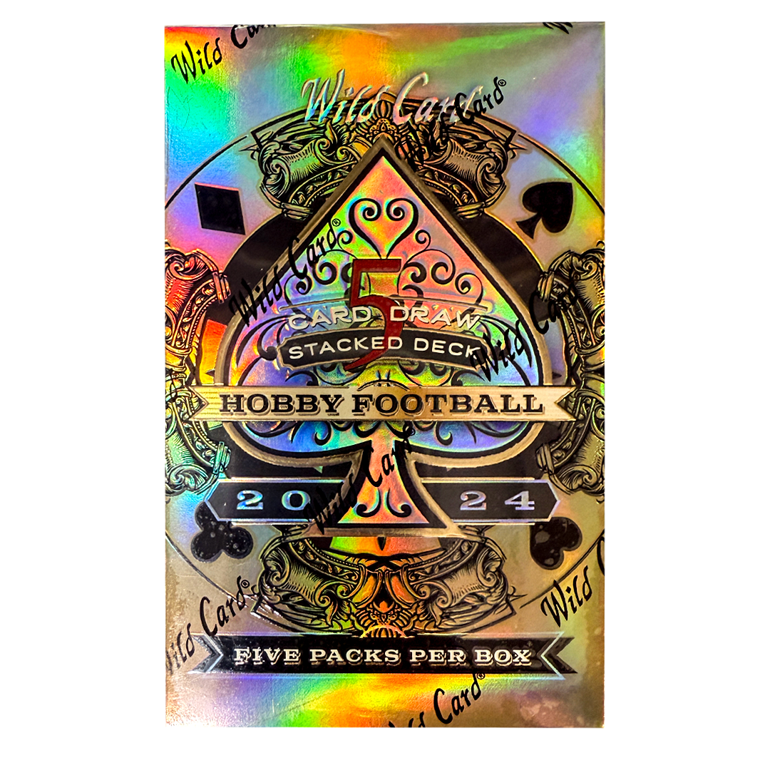 2024 Wild Card 5 Card Draw Football Stacked Deck Hobby Trading Cards