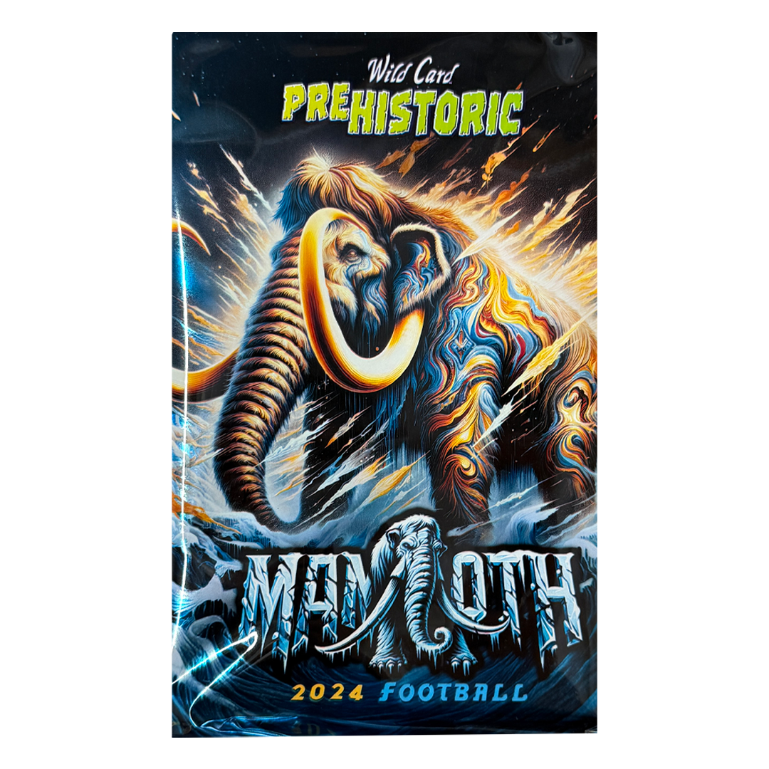 2024 Wild Card Pre Historic Football Hobby Jumbo Trading Cards
