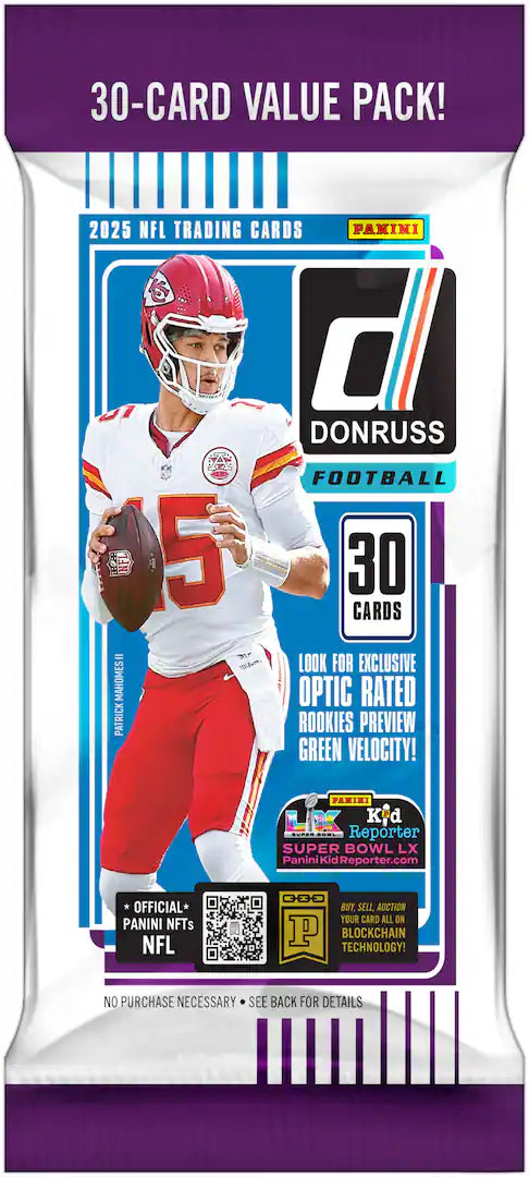 2025 Panini Donruss Football Fat Pack Auction