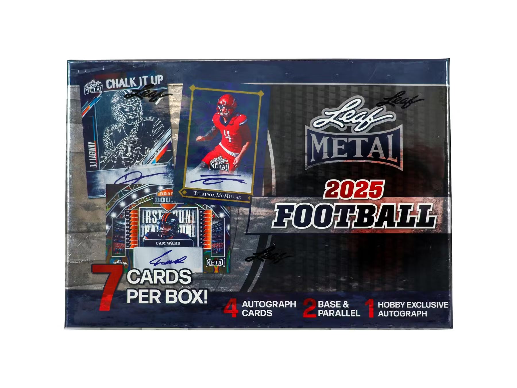 2025 Leaf Metal Football Jumbo Trading Cards