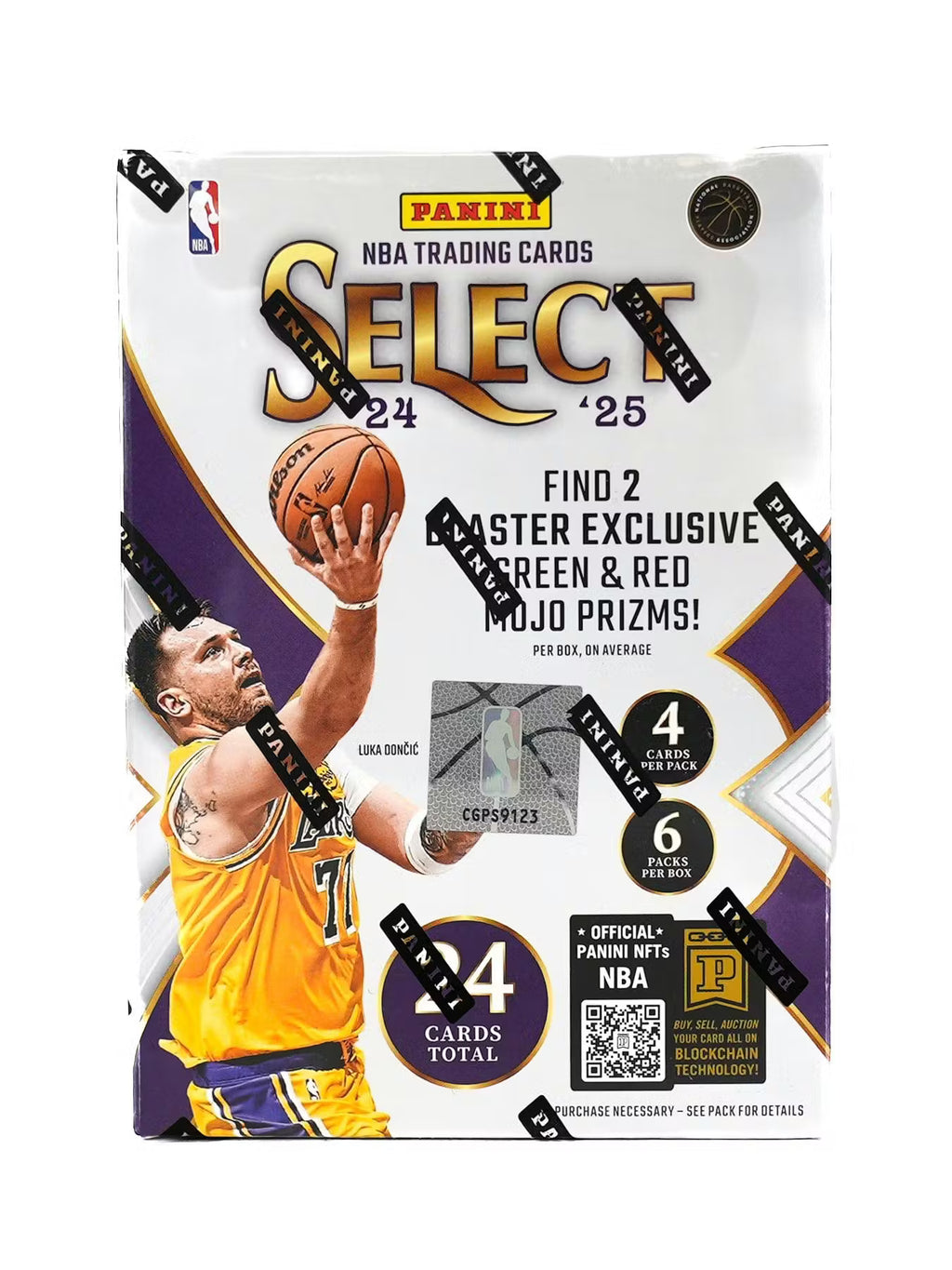 2024-25 Panini Select Basketball Blaster Trading Cards Pack Auction