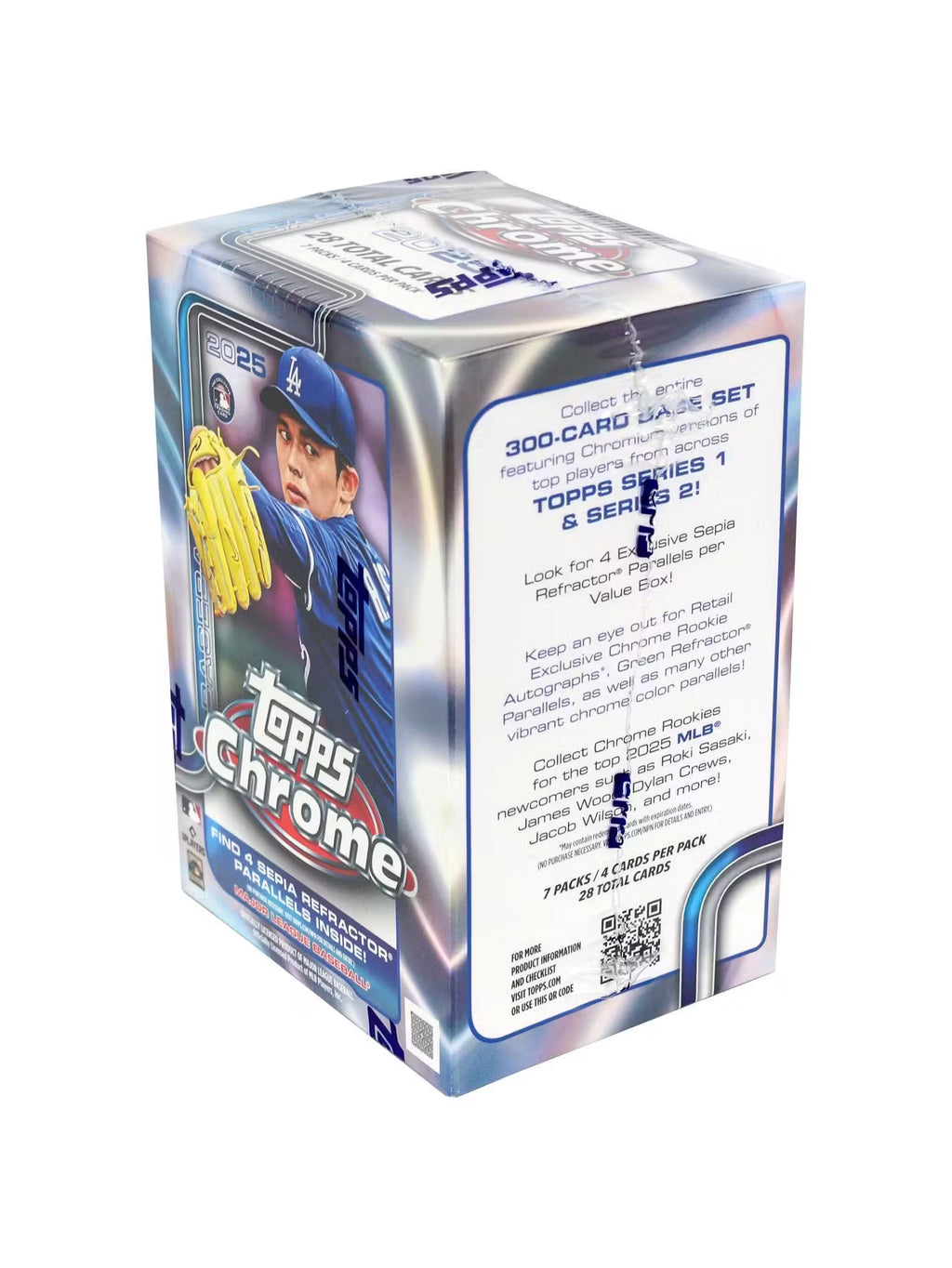 2025 Topps Chrome Baseball Blaster Trading Cards