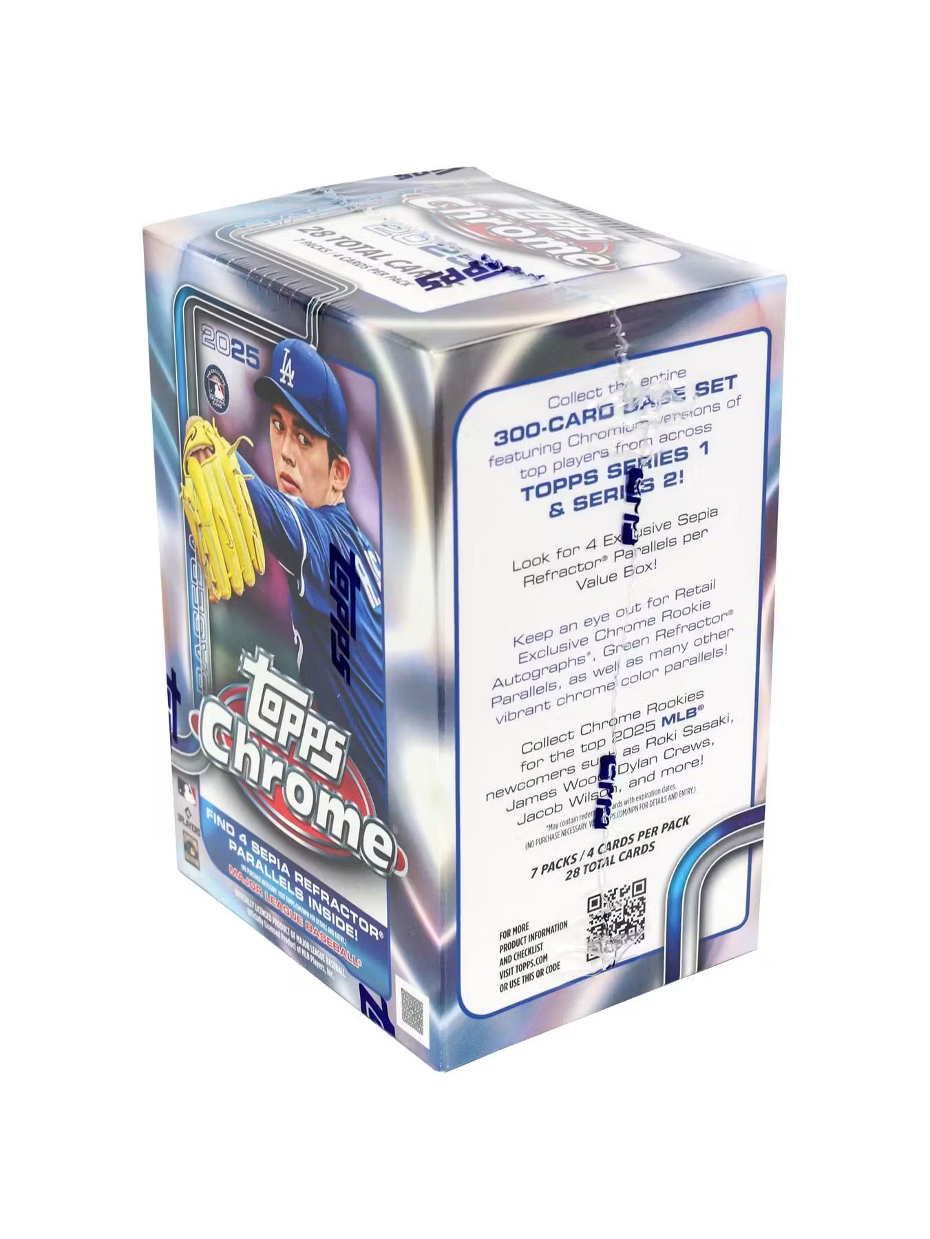 2025 Topps Chrome Baseball Blaster Trading Cards