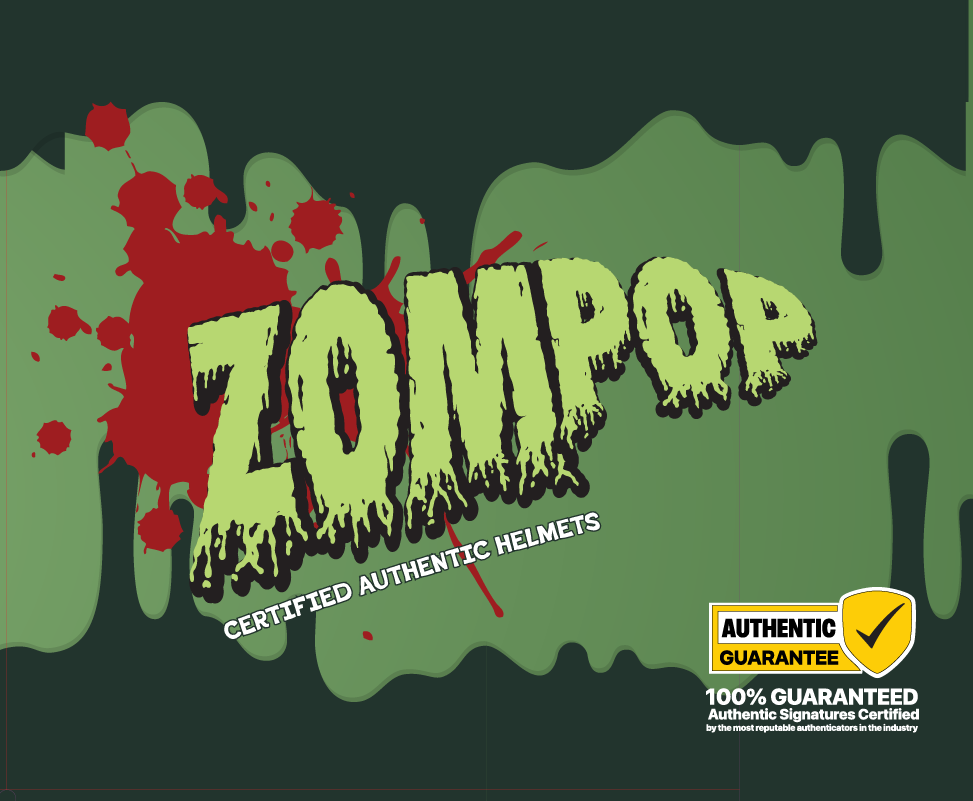 PYT 3 - Zompop Certified Autographed Helmet (Rotten Berry Series)