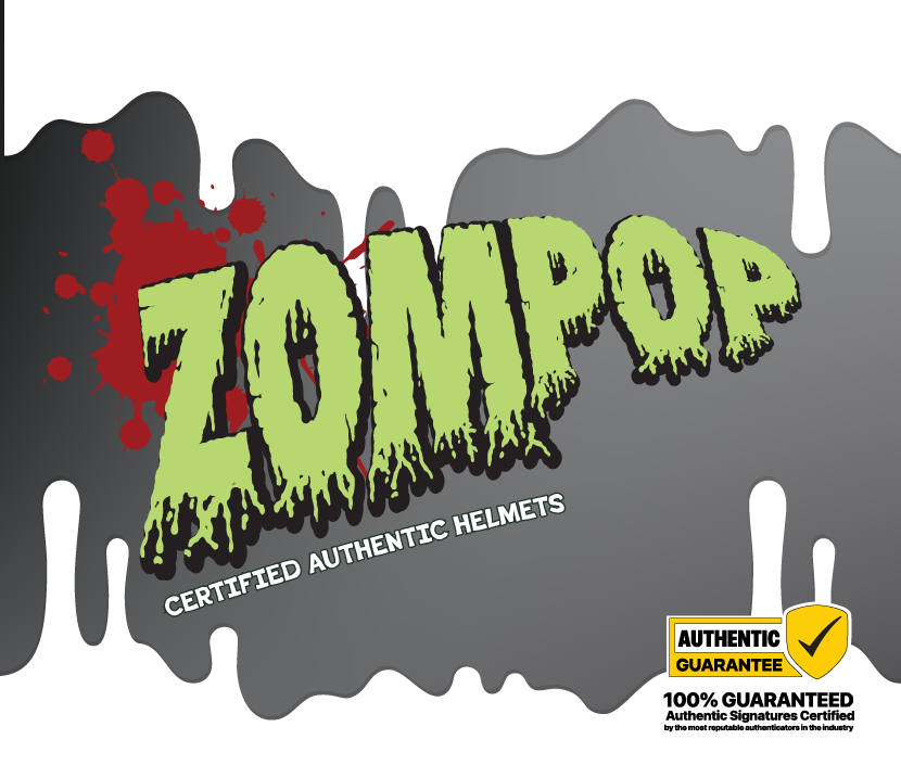Zompop Certified Autographed Mystery Football Helmet (Brains N Cream Series)