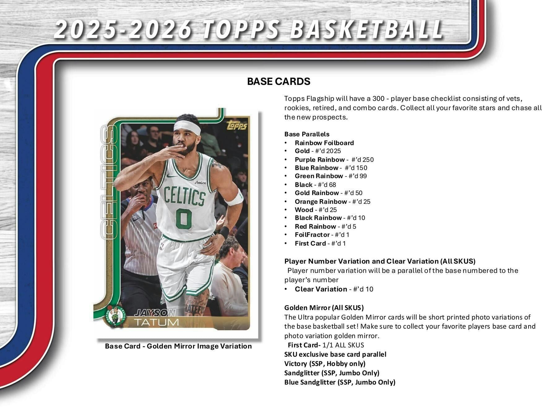 2025-26 Topps Basketball Hobby Trading Cards