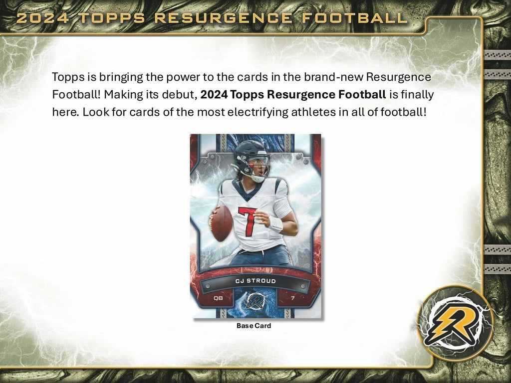 2024 Topps Resurgence Football Hobby Trading Cards