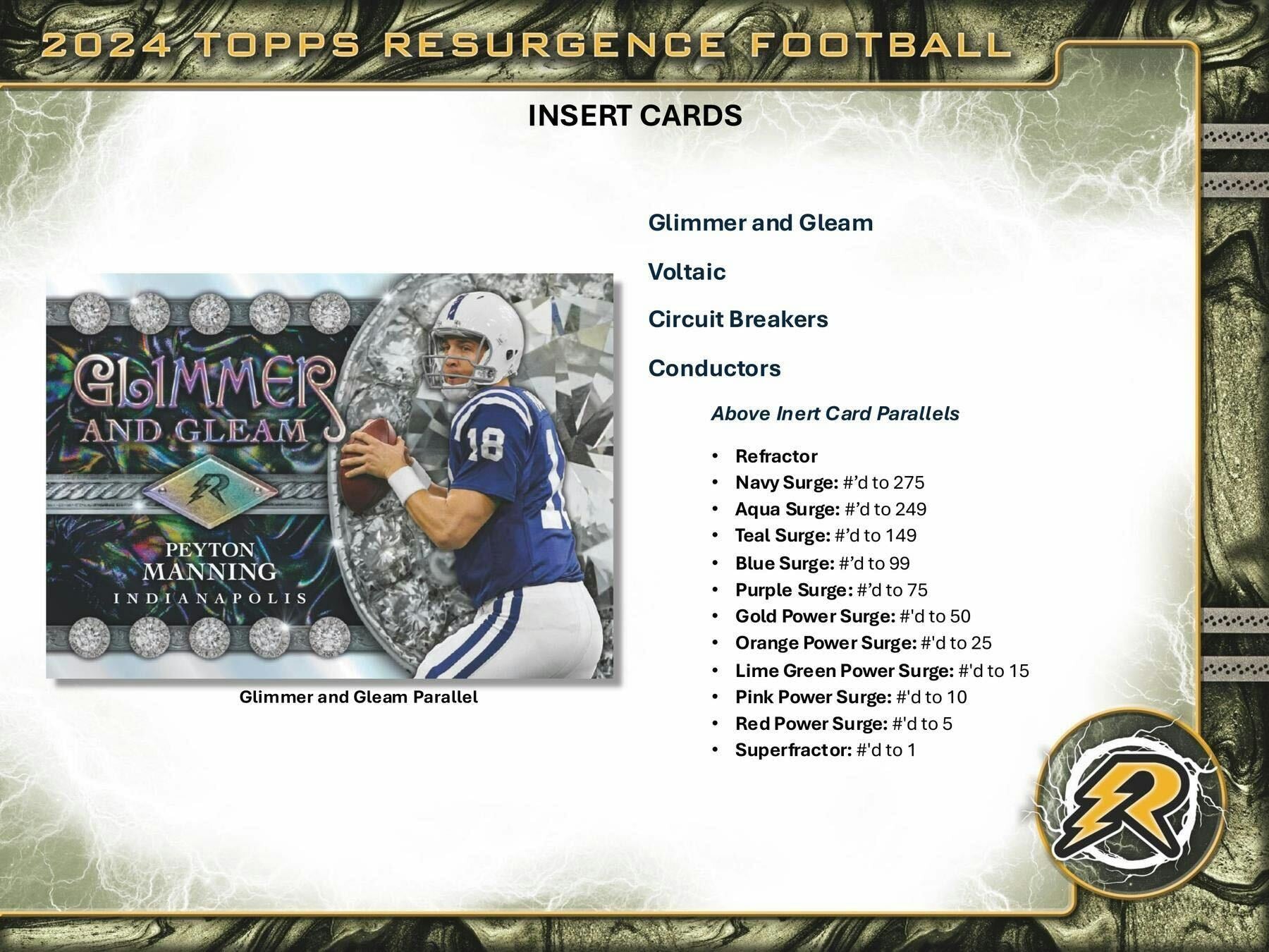 2024 Topps Resurgence Football Hobby Trading Cards