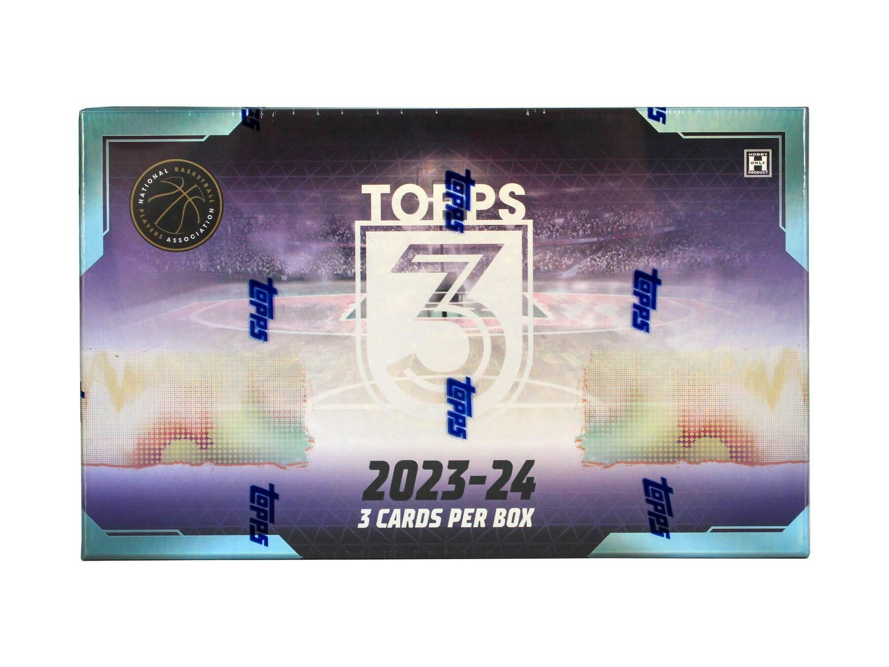 2023-24 Topps Three Basketball Hobby Trading Cards