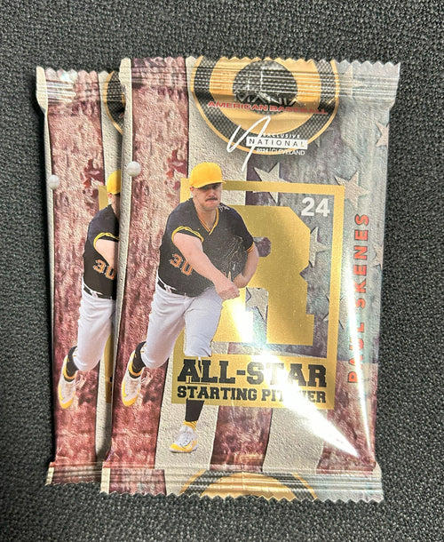 2-Pack 2024 Wild Card Paul Skenes Baseball Trading Cards Auction
