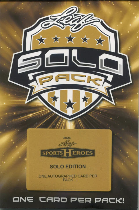 2025 Leaf Metal Sports Heroes Solo Edition Trading Cards