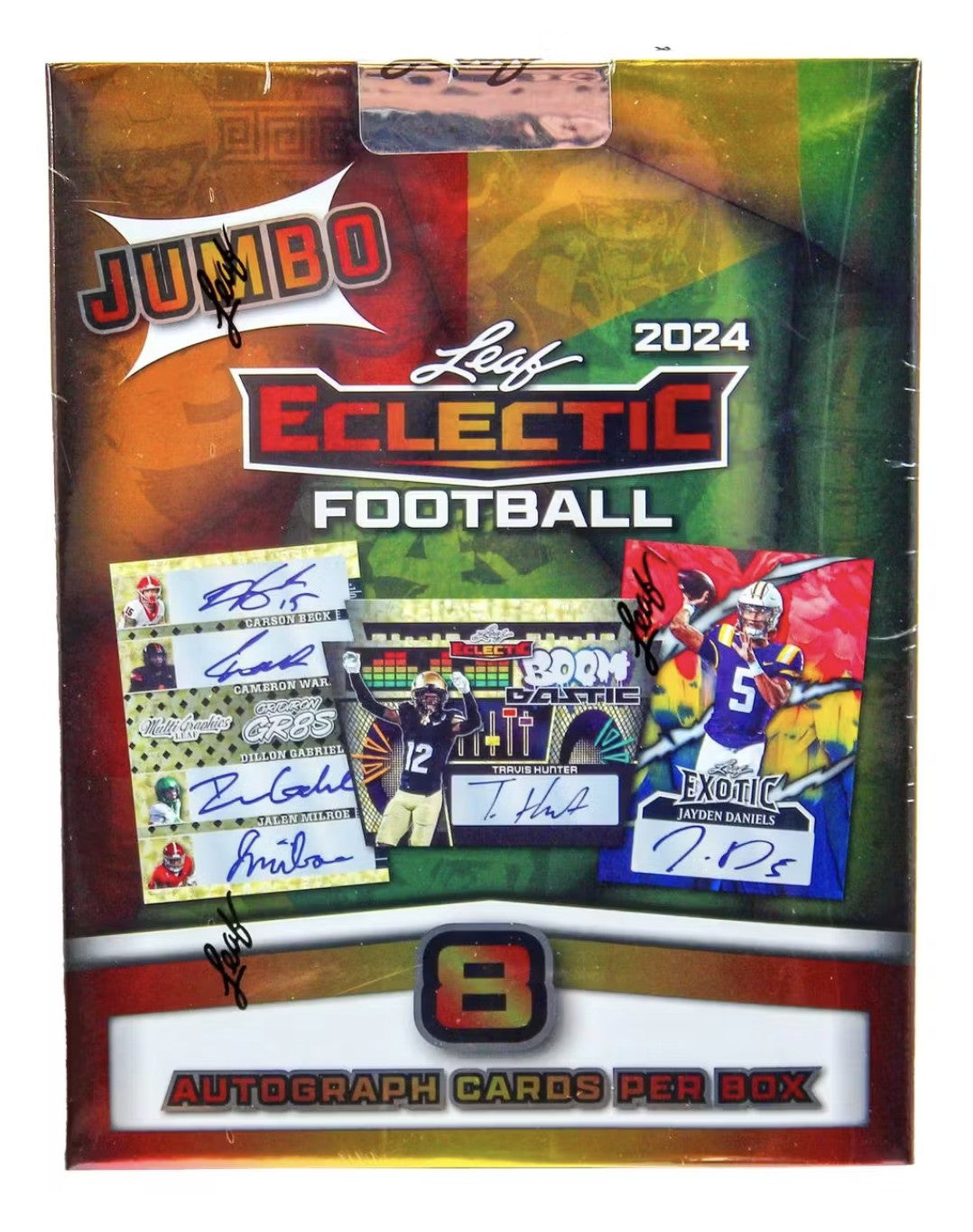 2024 Leaf Eclectic Football Jumbo Trading Cards