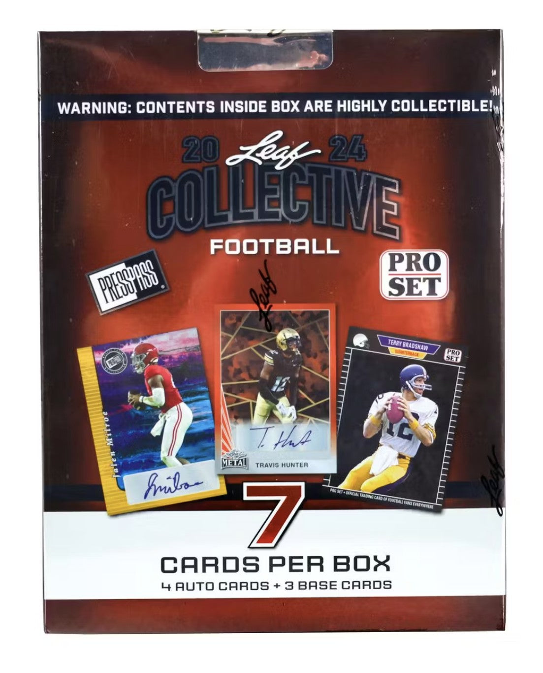 2024 Leaf Collective Football Hobby Trading Cards