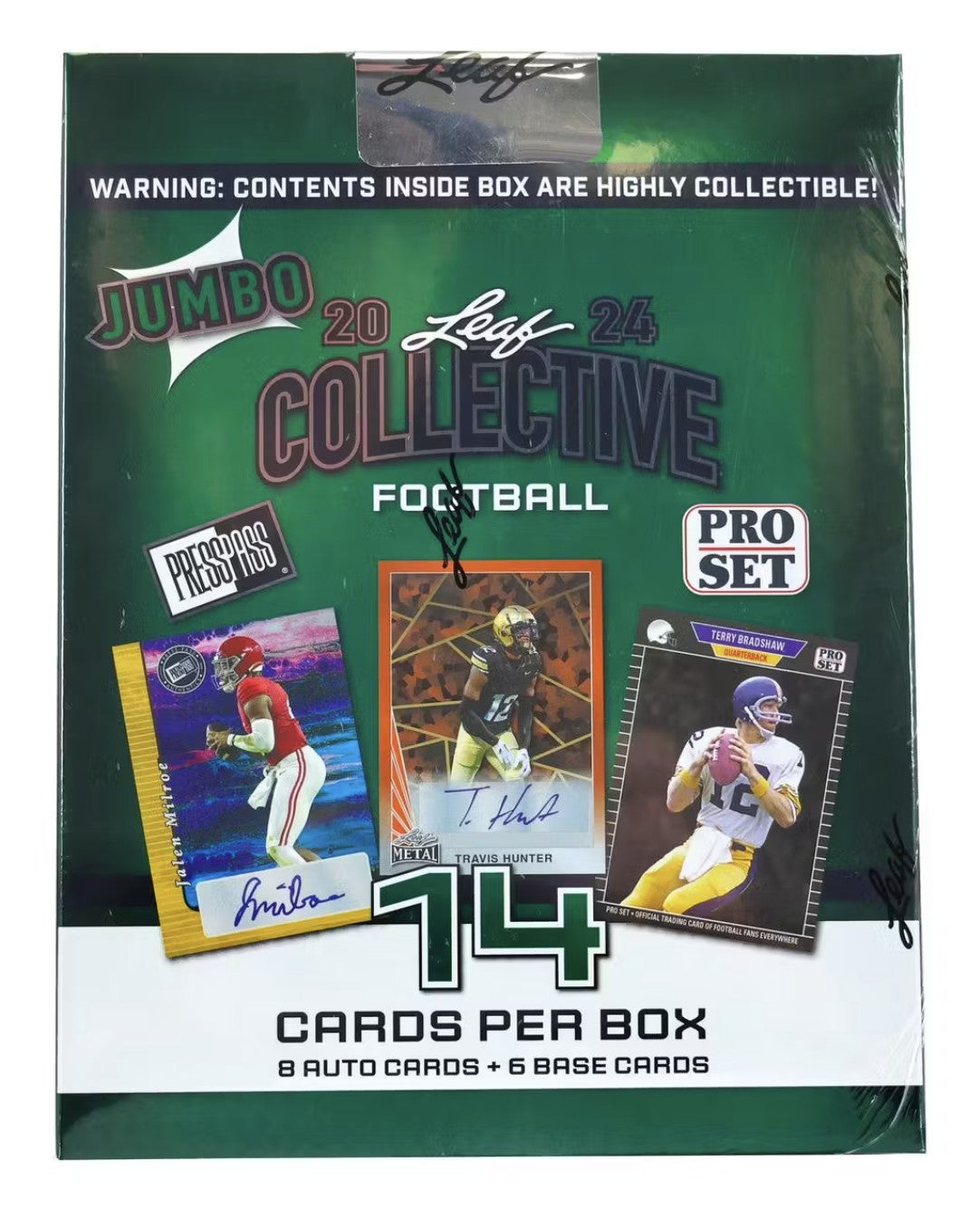 2024 Leaf Collective Football Jumbo Trading Cards