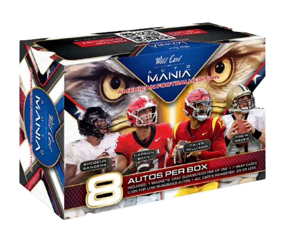 2024 Wild Card Auto Mania Football Hobby Trading Cards