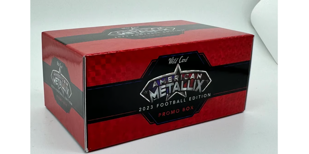 2023 Wild Card American Metallix Football Edition Promo Box Trading Cards