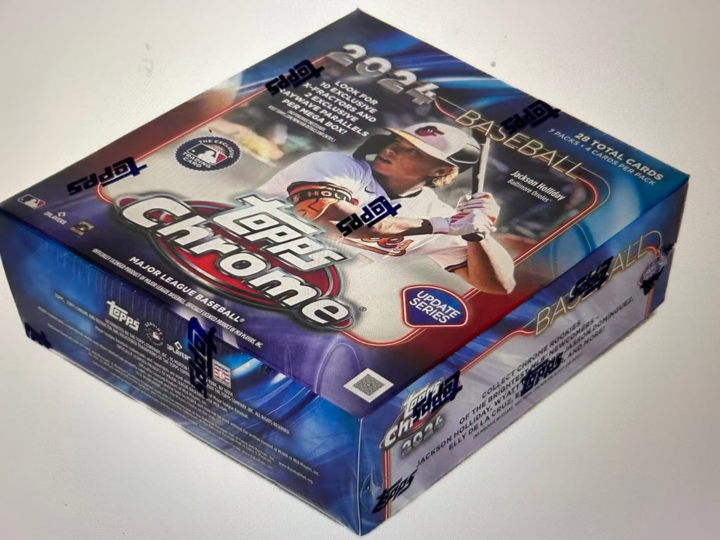 Topps 2024 Topps Chrome Update Series Baseball Mega