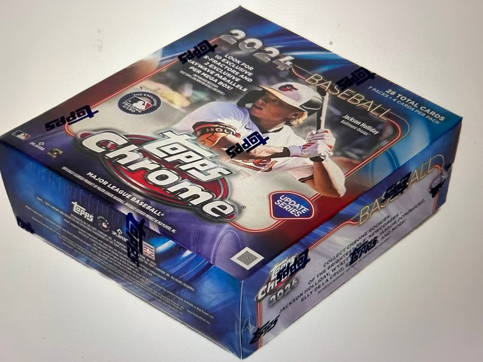 Topps 2024 Topps Chrome Update Series Baseball Mega