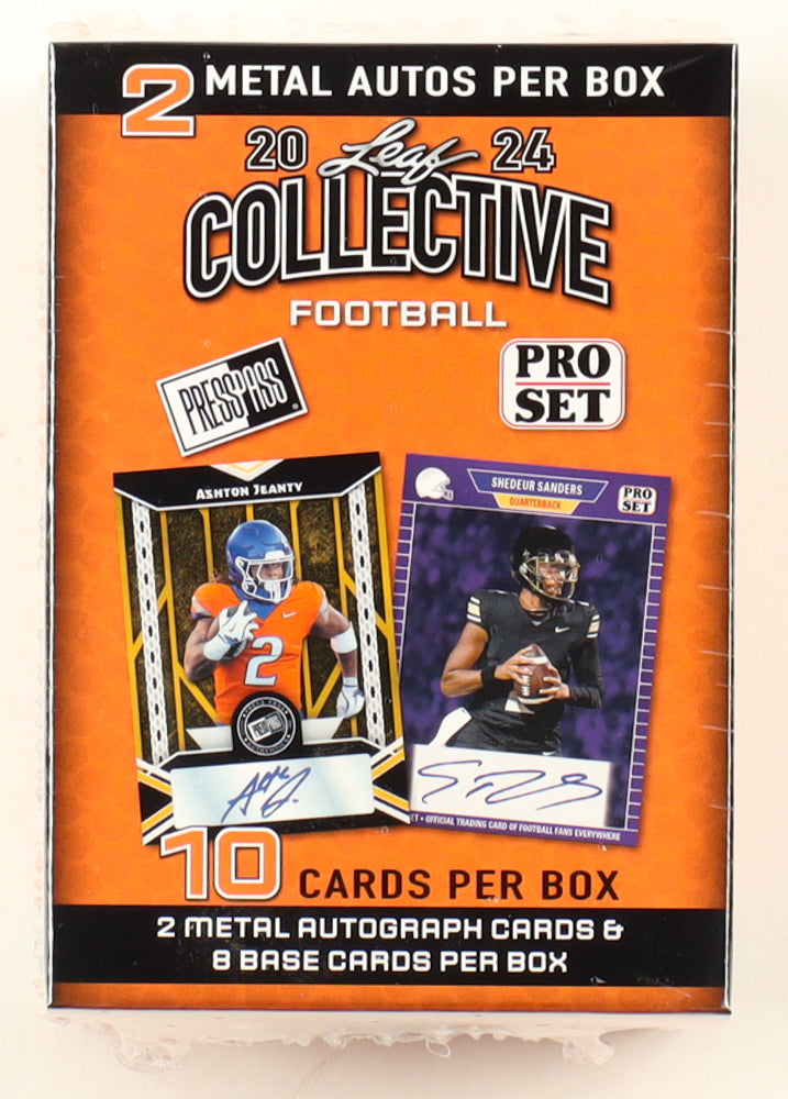 2024 Leaf Collective Football Blaster Trading Cards