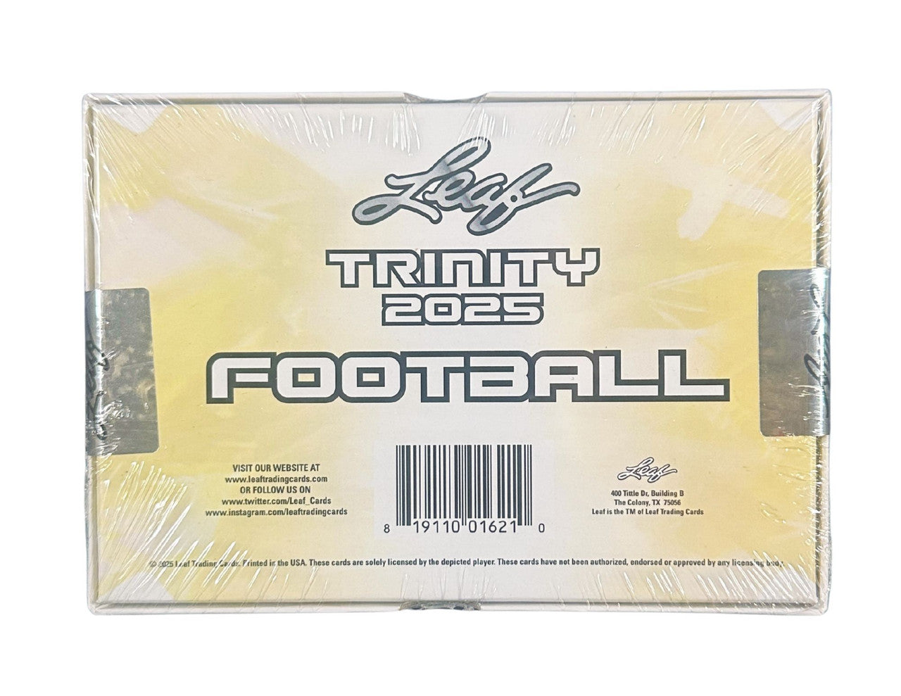 2025 Leaf Trinity Football Hobby Trading Cards