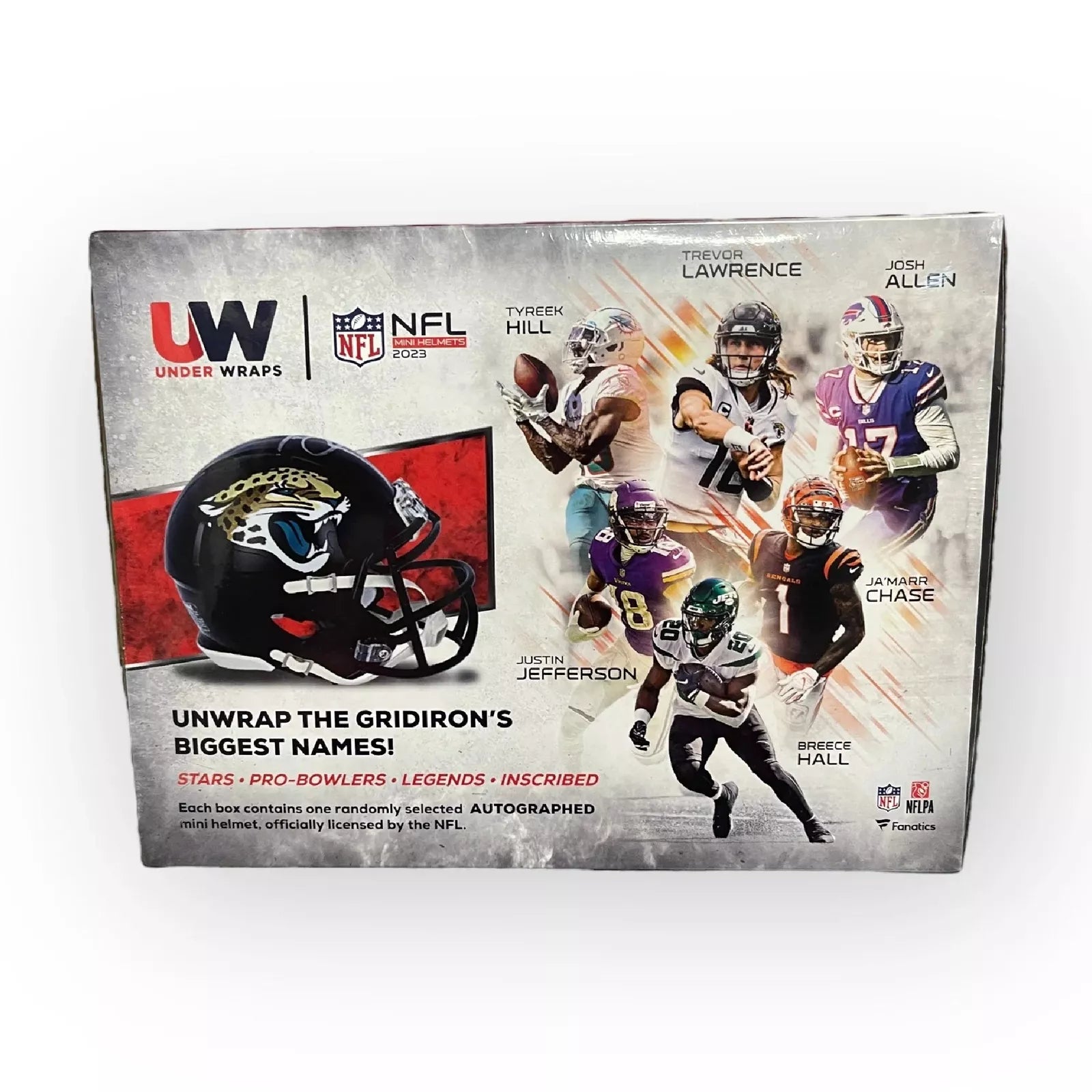 2023 Under Wraps NFL Signed Mini Helmet