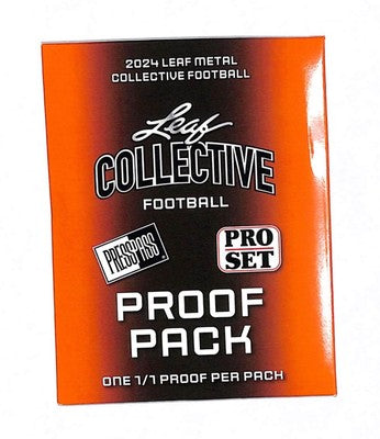 2024 Leaf Collective Football Pre-Production Proof Pack Trading Cards