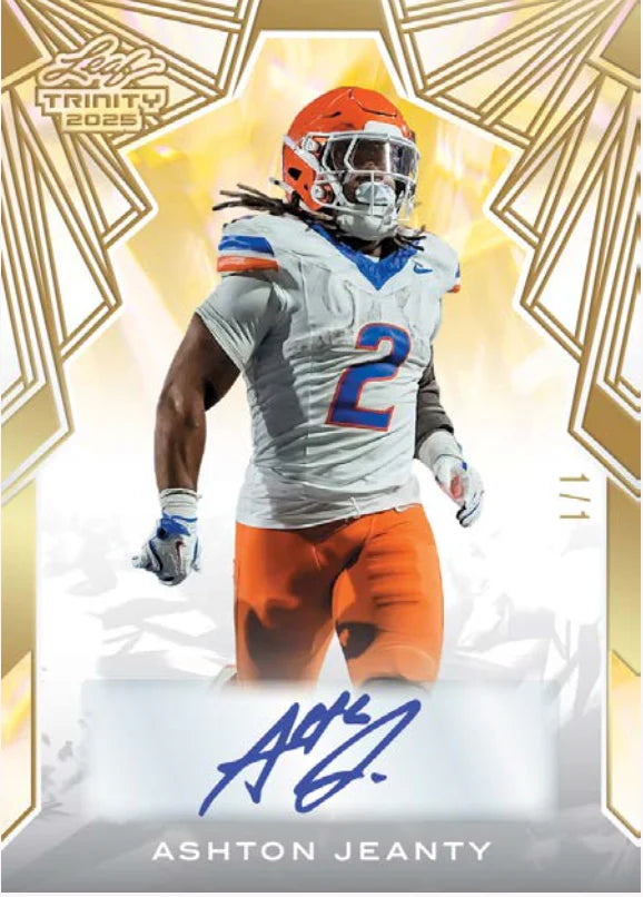 2025 Leaf Trinity Football Hobby Trading Cards
