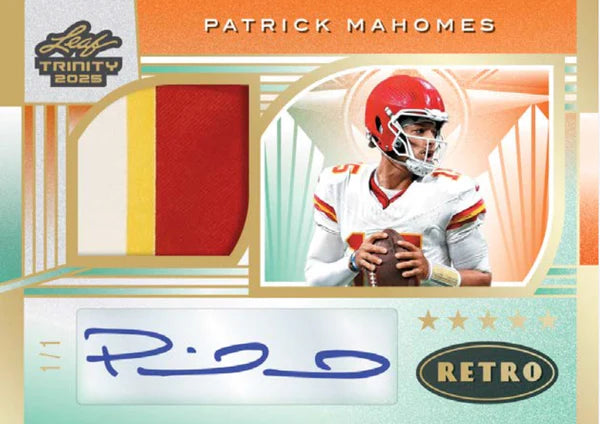 2025 Leaf Trinity Football Hobby Trading Cards